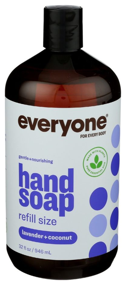 EVERYONE: Lavender Plus Coconut Hand Soap Refill, 32 oz