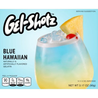 GEL SHOTZ: Blue Hawaiian Gelatin, 3.17 oz