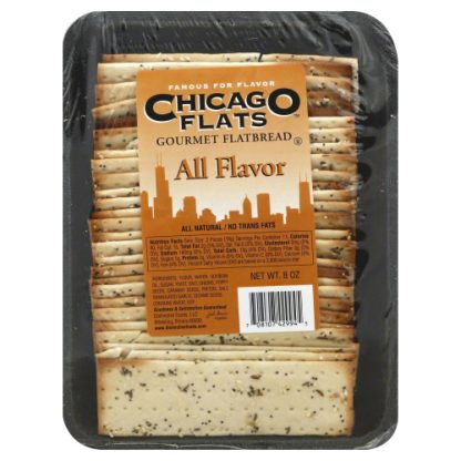CHICAGO FLATS: All Flavor Gourmet Flatbread, 8 oz