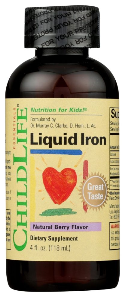 CHILDLIFE: Vitamins Kid Iron Berry, 4 FO