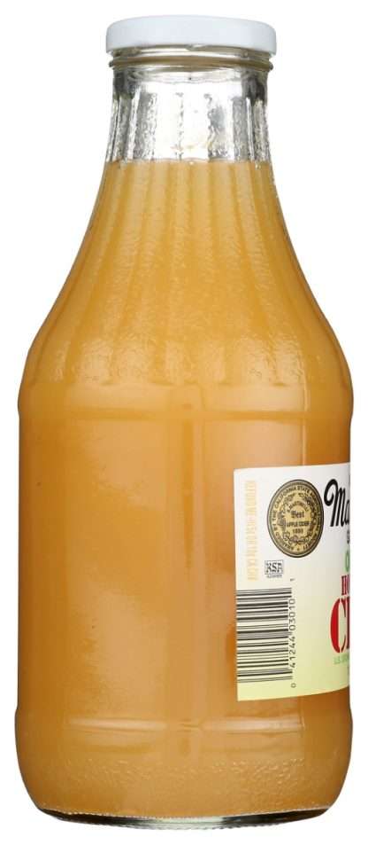 MARTINELLI: Organic Unfiltered Honeycrisp Apple Cider, 33.8 FL OZ