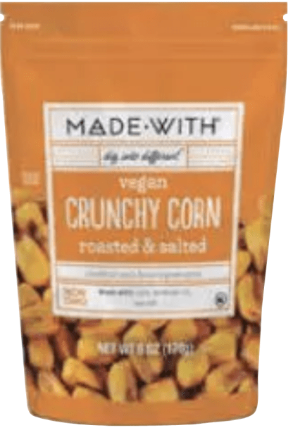 MADE WITH: Corn Crunchy Rst Sltd, 6 oz