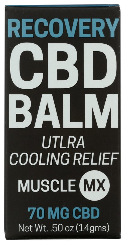 MUSCLE MX: Cooling Recovery Balm Cbd 70mg, 0.5 oz
