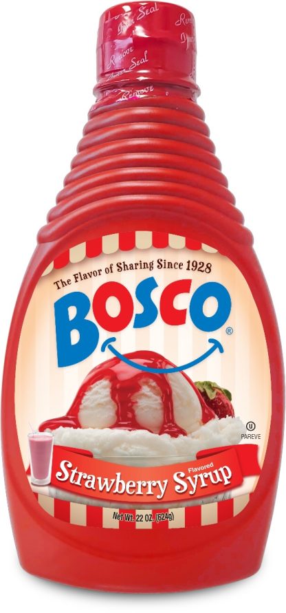 BOSCO: Syrup Strawberry, 22 oz