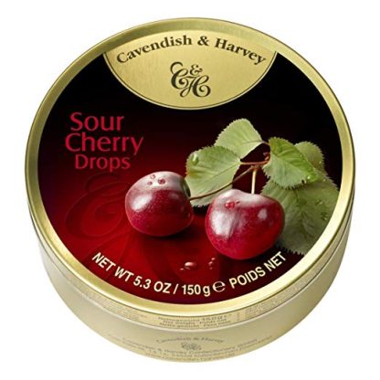 CAVENDISH & HARVEY: Candy Tin Cherry, 5.3 oz