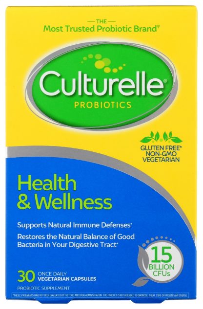 CULTURELLE PROBIOTIC: Probiotic Health & Wellness, 30 Vegetarian Capsules