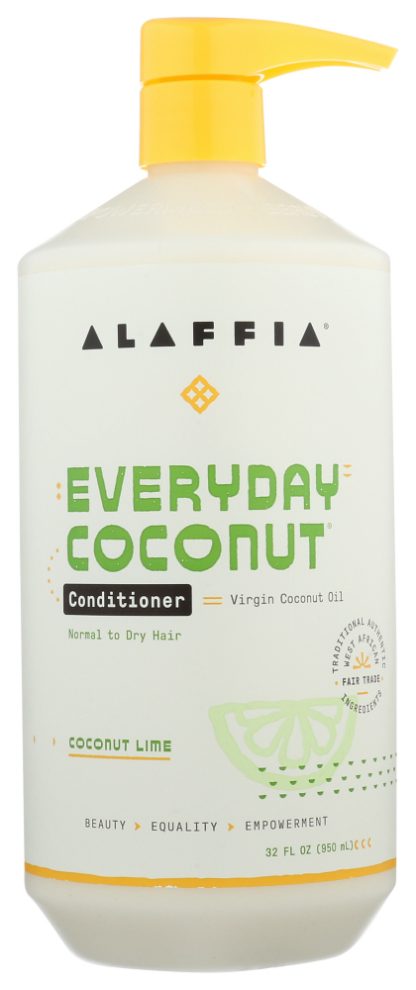 ALAFFIA: Condtnr Coconut Ccnt Lime, 32 FL OZ