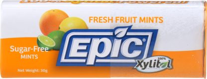 EPIC DENTAL: Fresh Fruit Xylitol Mints Tin, 60 pc