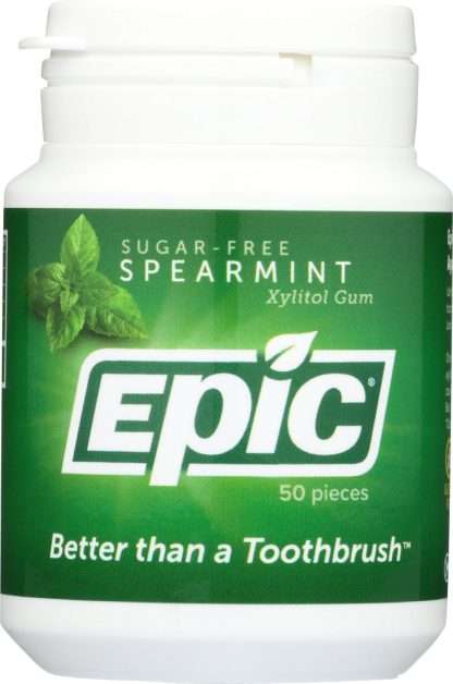 EPIC DENTAL: Gum Spearmint Xylitol, 50 pc