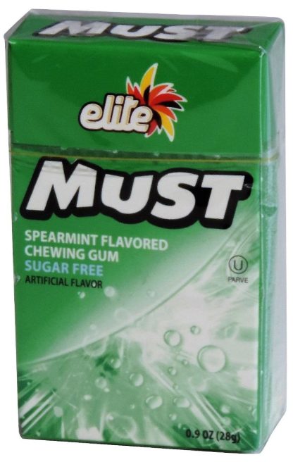 ELITE: Sugar Free Spearmint Must Gum, 0.9 oz