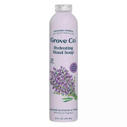 GROVE CO: Hydrating Hand Soap Lavender Thyme, 24 FL OZ