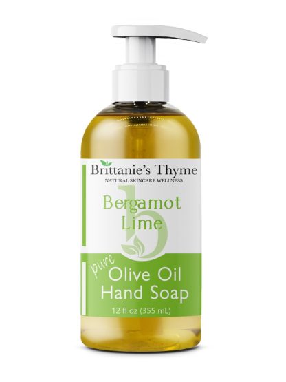 BRITTANIE'S THYME: Soap Hand Bergamot Lime, 12 oz