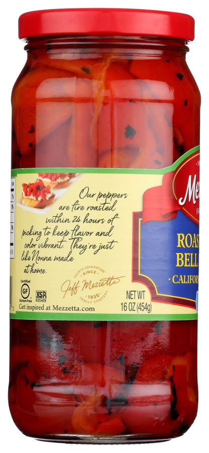 MEZZETTA: Roasted Red Bell Peppers, 16 oz